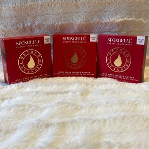 Bundle of 3! Spongelle Cherry Tonka Musk